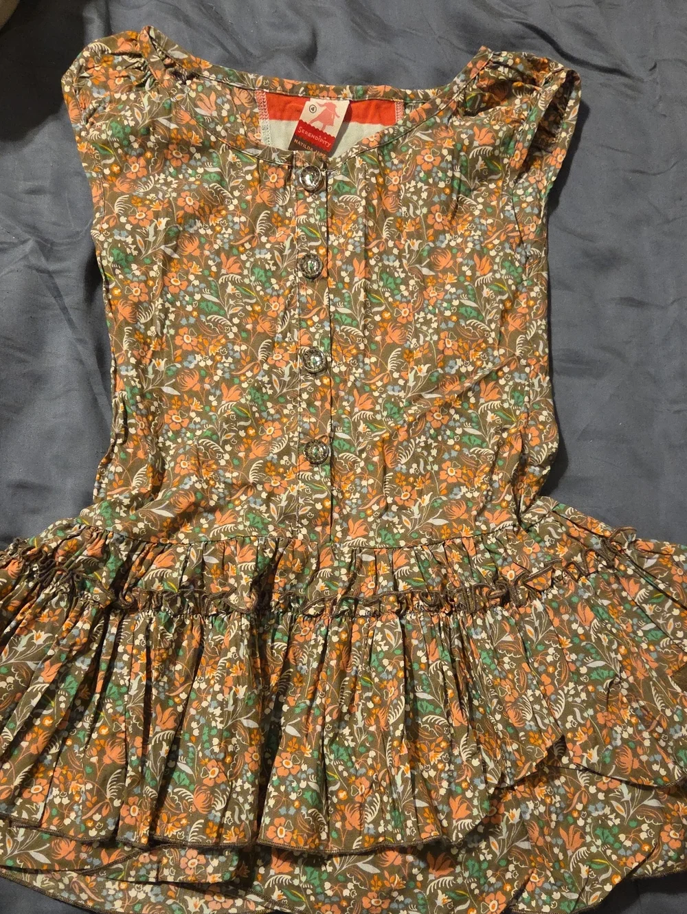 Matilda Jane Vintage Serendipity  Floral Button-Front Dress